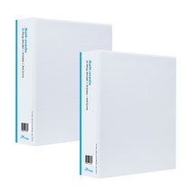 에코청운 D링바인더 5cm A4 3공, 백색, 2개