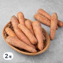 곰곰 국내산 흙당근, 2kg, 2개