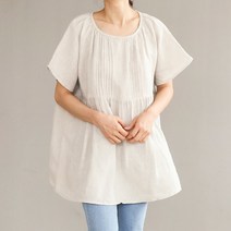 비나인 이몽트 앞핀턱블라우스