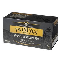 트와이닝 프린스오브웨일즈 티백 홍차, 2g, 25개
