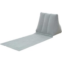 라니핏 PVC 에어 삼각 등받이 쿠션, 그레이