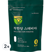 뉴트리커먼 착한당 스테비아 에리스리톨 천연감미료, 400g, 2개