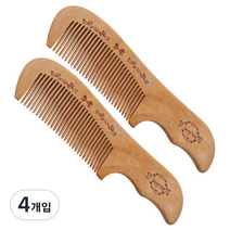 세븐스타 나무빗 LC3, 우드, 4개입