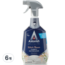 아스토니쉬 스페셜리스트 패브릭 리프레셔 섬유탈취제, 화이트 플라워, 6개, 750ml