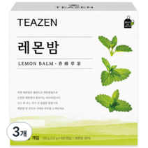 티젠 레몬밤 차, 1.2g, 100개입, 3개