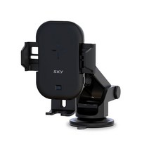 스카이 15W 차량용 무선충전거치대 SKY-P210, 1개