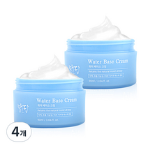 맑을담 워터 베이스 수분 크림, 90ml, 4개