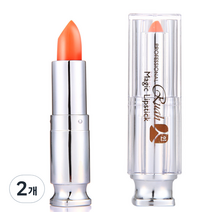 루아인 지워지지않는 반전 립스틱, 오렌지 핑크, 3.8g, 2개