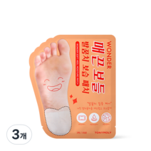토니모리 원더 매끈 보들 발꿈치 보습 패치, 2개입, 3개