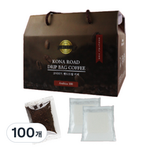 코나로드 콜롬비아 수프리모 드립백 커피 + 필터 50p, 10g, 100개, 100개