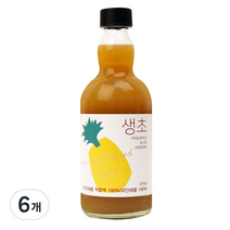 생초 파인애플, 375ml, 6개