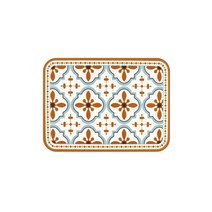 로맨틱 지중해풍 플레이트 매트, 빈티지난초, S(40 x 30 cm)