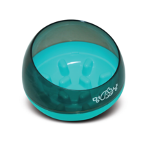 멍냥 반려동물 다이어트 슬로우 식기, 파스텔 블루, 1개