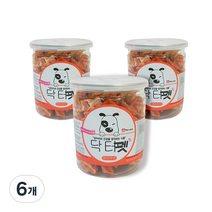닥터펫 강아지 연어 큐브 통 훈련간식 200g, 6개