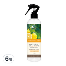 홈닥터 내추럴 룸 스프레이 리프레싱 레몬, 250ml, 6개