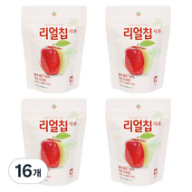 산마을 리얼칩 사과 동결건조 사과칩, 15g, 16개