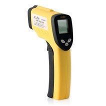 아쿠바 비접촉 적외선온도계 CS-302, 옐로우, 1개