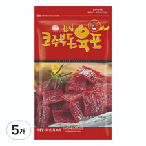 코주부 한입 돈육포, 50g, 5개