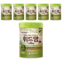 파스퇴르 무항생제원유 위드맘 분유 100일, 750g, 6개