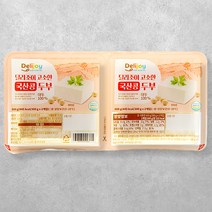 딜리조이 고소한 국산콩 두부, 300g, 2개입