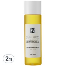 화이트센트 향기좋은 모이스처 마사지 바디오일 뉴트럴샌달우드, 120ml, 2개