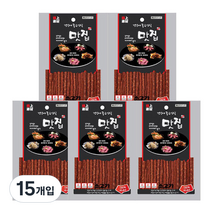 극상소재 맛집 반려동물 간식 져키 100g, 소고기맛, 15개입