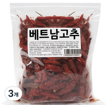 복이네먹거리 베트남 건고추, 200g, 3개