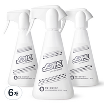 스카트 순하고 깨끗한 섬유탈취제 무향 본품, 380ml, 6개