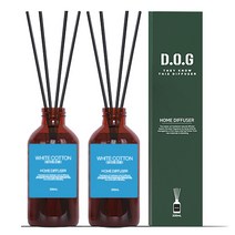 도그독 홈 퍼퓸 디퓨저 200ml x 2p, 화이트코튼