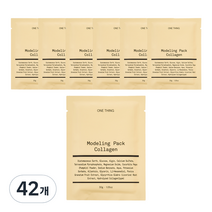 원씽 콜라겐 모델링 팩 30g, 1개입, 42개