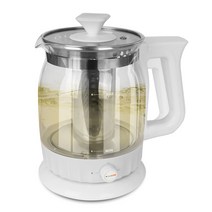 트루리빙 온도조절 유리 티포트 1.5L, TL-MP0812