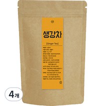 생강차 티백, 1g, 50개입, 4개