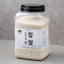 엉클탁 2021년 햇곡 씻어나온 찹쌀, 4kg, 1통