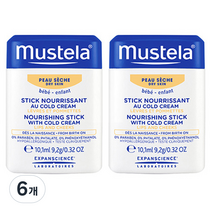 무스텔라 너리싱 스틱 위드 콜드크림, 9.2g, 6개