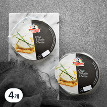 맘마 루시아 차이브 앤 갈릭 크림치즈, 125g, 4개