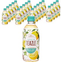 웅진 티즐 유자 그린티, 500ml, 20개