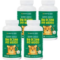비타민마을맘편한어린이칼슘마그네슘아연비타민D 234g, 180정, 4개