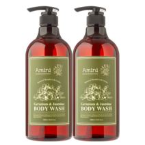 아미니 플라워테라피 제라늄 앤 쟈스민 바디워시, 2개, 1000ml