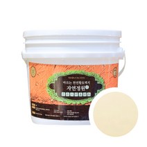 바른황토 바르는 천연황토벽지 자연정원 페인트 4L, 베이지