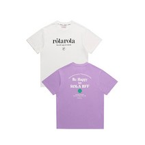 로라로라 여성용 ROLA LOGO 반팔 티셔츠 2종 세트