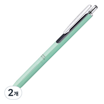 제브라 사라사 그랜드 파스텔 칼라 메탈 고급볼펜 0.5mm, Pastel Green, 2개