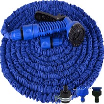 바우마켓 3배 늘어나는 물 호스 블루B 15m, 1개
