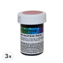셰프마스터 젤타입 식용색소 슈퍼레드, 28.35g, 3개