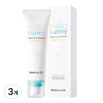 바닐라코 헬로 써니 아쿠아 선 에센스 SPF50+ PA++++, 50ml, 3개