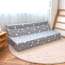 매직베드 모던 5단 접이식 매트리스 싱글, 그레이 별