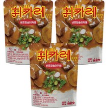 [무지카레] 돌아온 한남동 휘카레 매운맛, 180g, 3개
