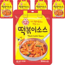 오뚜기 떡볶이소스, 5개, 180g
