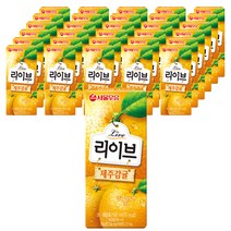 서울우유 리이브 제주감귤 주스, 190ml, 96개