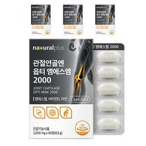 내츄럴플러스 관절연골엔 옵티 엠에스엠 2000 63g, 60정, 4개