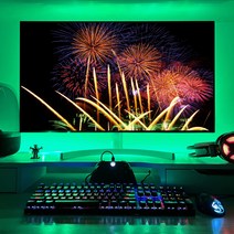 코멧 음악반응 9컬러 LED 줄조명 5m + 리모컨